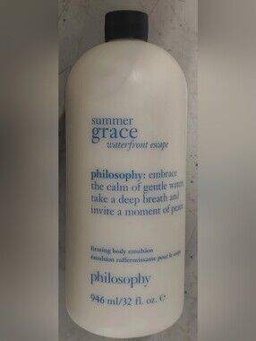 Philosophy Summer Grace Waterfront Escape Firming Body Emulsion -32 Oz